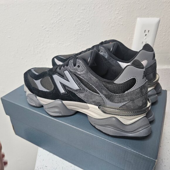 Size 9 mens 10.5 womens new balance 9060 black castlerock grey NEW - Picture 5 of 9